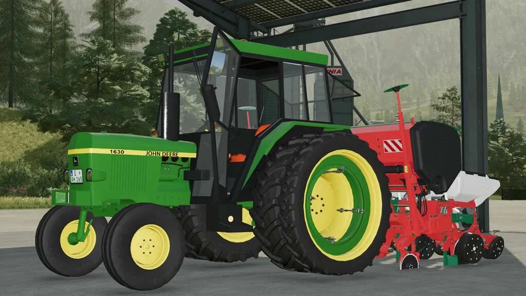John Deere 1630 And Tools v1.0 FS22 FS22 Mod Free Download