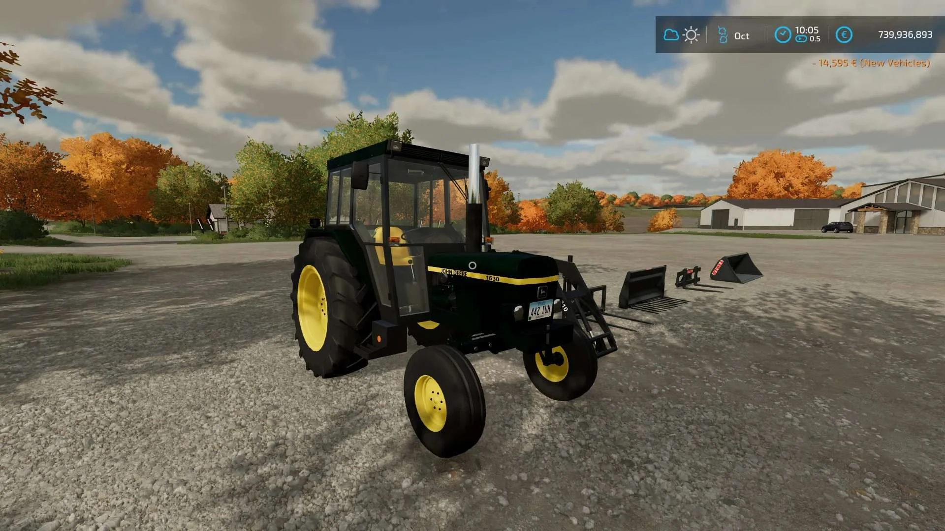 John Deere 1630 v1.0 FS22 FS22 Mod Free Download