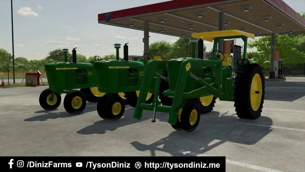 JOHN DEERE 4020 v2.0 FS22 FS22 Mod Free Download