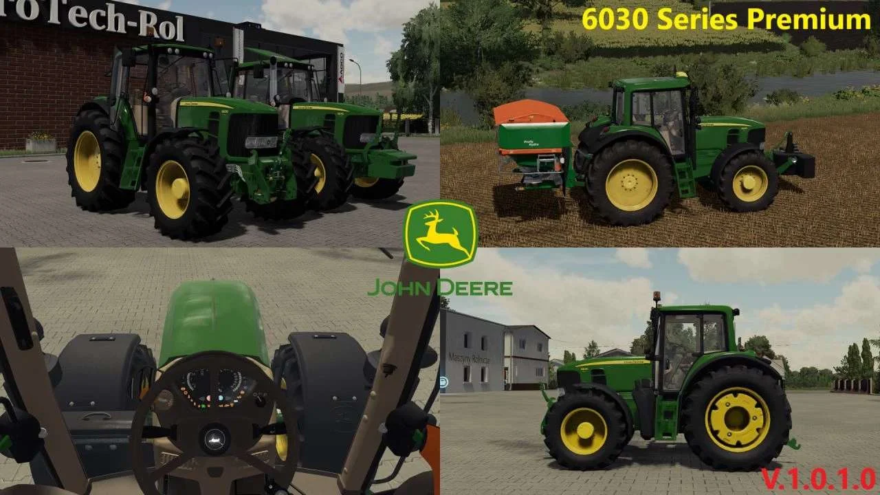 John Deere 6030 Series 6cyl v1.0.1 FS22
