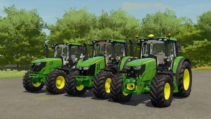 John Deere 6090-6140M WIP v1.0 FS22 FS22 Mod Free Download