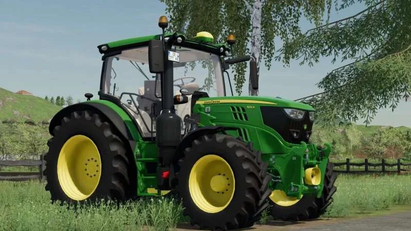 JOHN DEERE 6110-6130R v1.0 FS22 FS22 Mod Free Download