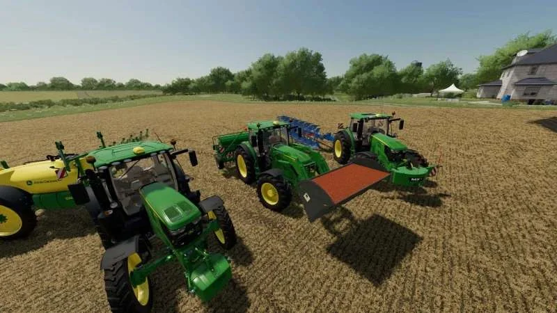 John Deere 6175R Breite Spur v1.0 FS22 FS22 Mod Free Download
