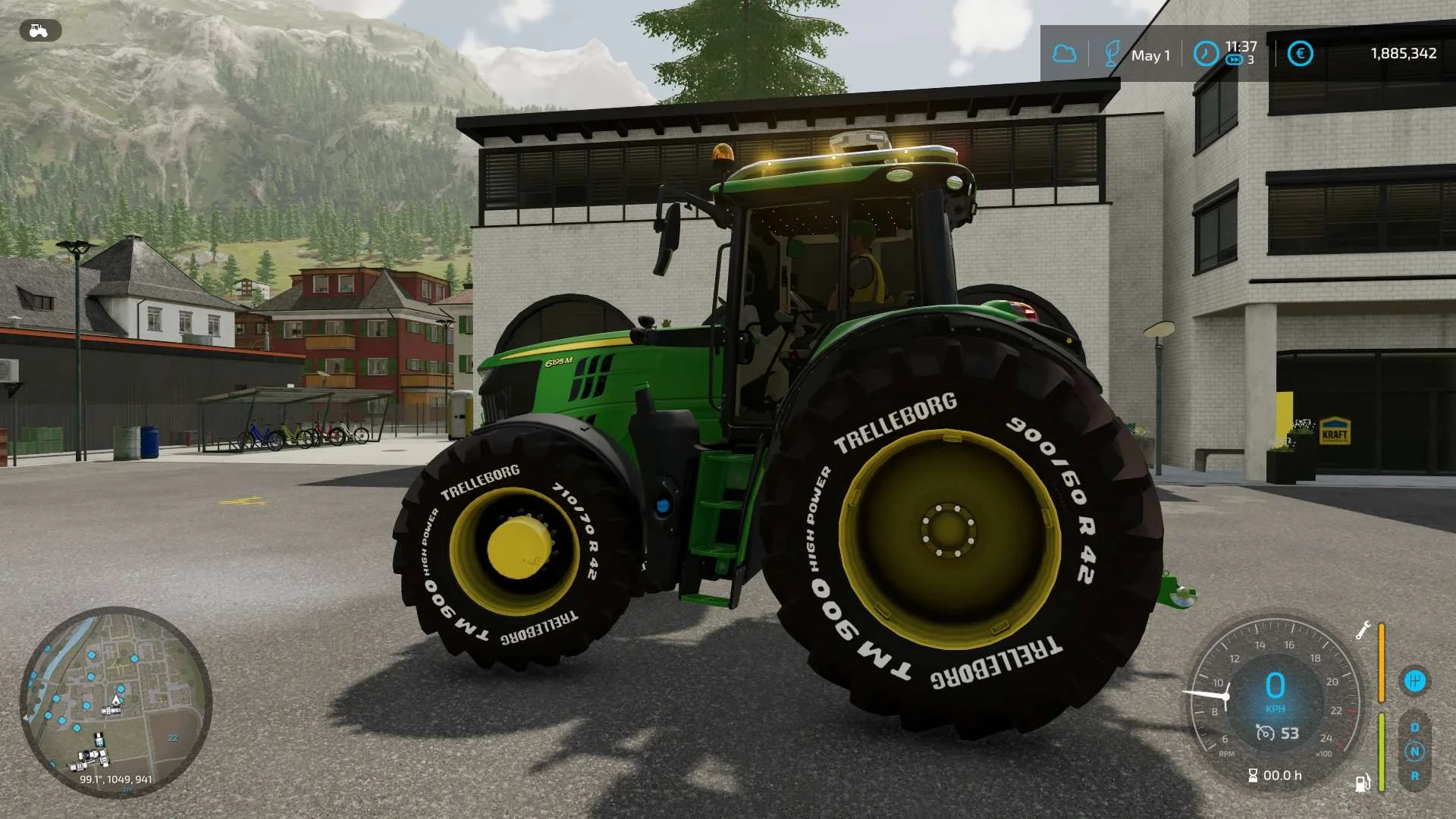 John Deere 6M 2020 Large Frame v1.0 FS22 FS22 Mod Free Download