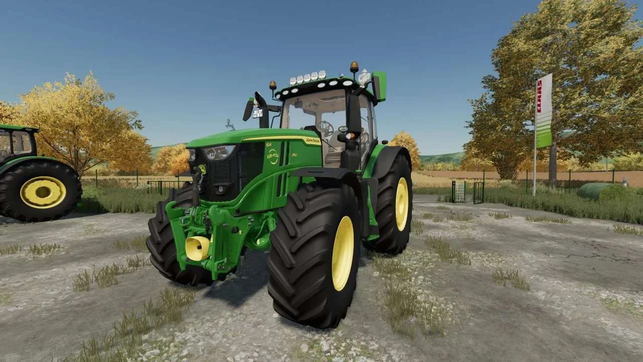 John Deere 6R Custom v1.0 FS22 FS22 Mod Free Download