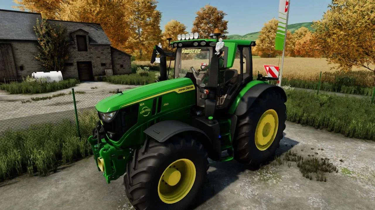 John Deere 6R Custom v1.5 FS22 FS22 Mod Free Download