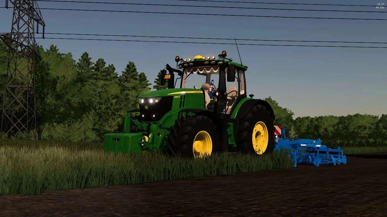John Deere 6R Edited v1.0.0.1 FS22 FS22 Mod Free Download