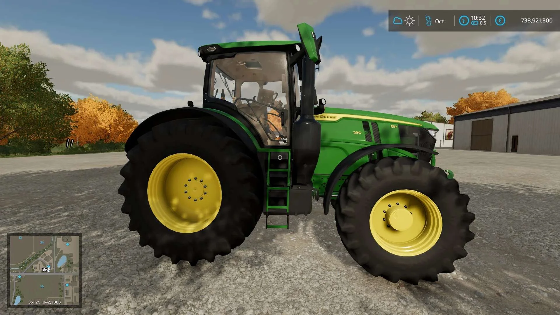 John Deere 6R Gen2 By Lugge v1.0 FS22 FS22 Mod Free Download