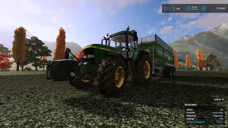 John deere 7810 By TimeHd V1.1 FS22 FS22 Mod Free Download