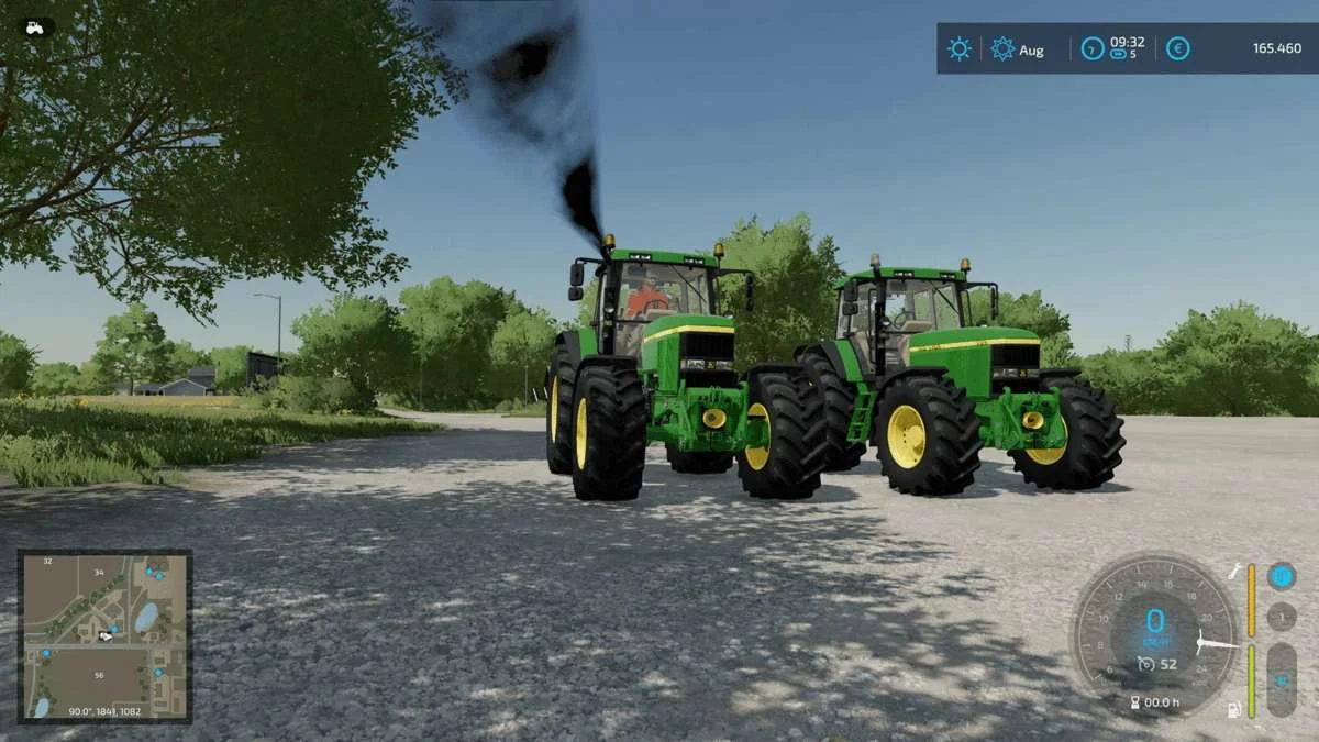 John Deere 7810 Gearshift And Smoke v1.0 FS22 FS22 Mod Free Download