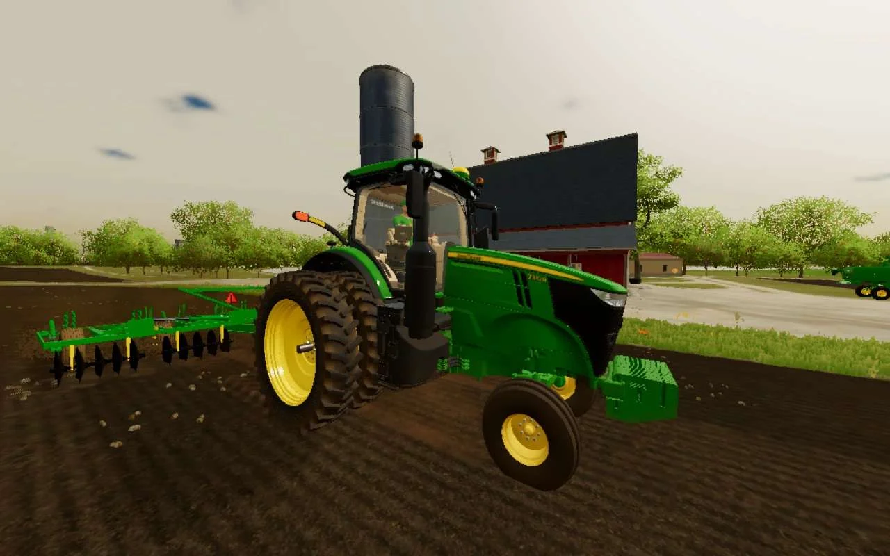 John Deere 7R US 2WD v2.0 FS22 FS22 Mod Free Download