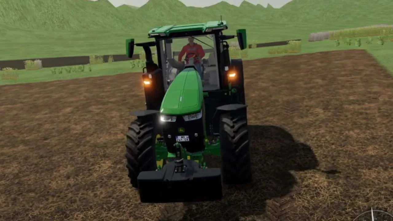 John Deere 7R with Basuri 4.0 horn v1.0 FS22