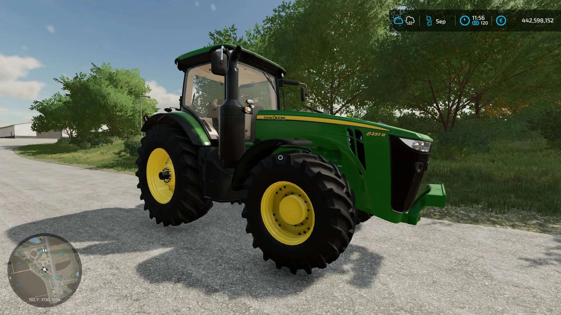 John Deere 8235 v1.0 FS22 FS22 Mod Free Download