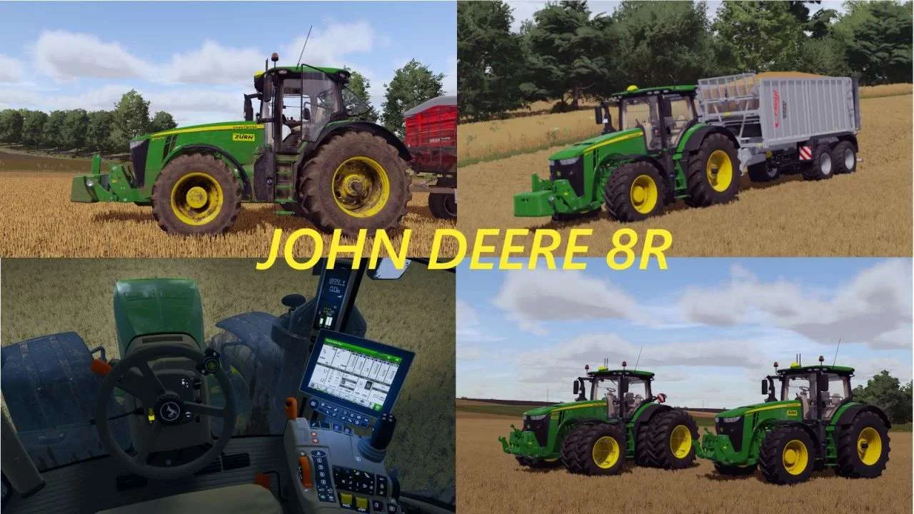 JOHN DEERE 8R 2018 BETA v1.0 FS22 FS22 Mod Free Download