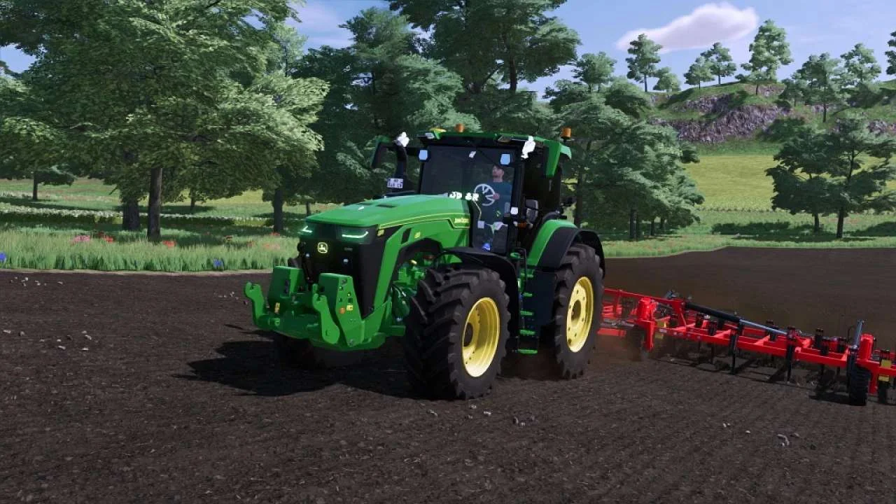 John Deere 8R by Manünana v1.0 FS22 FS22 Mod Free Download