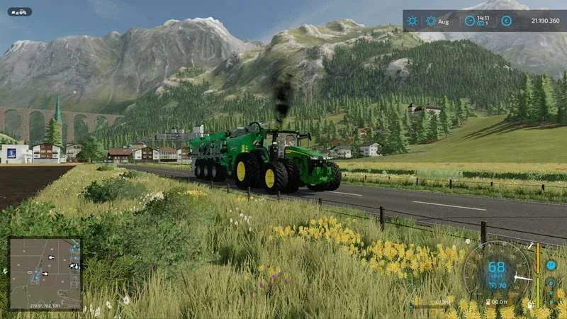 John Deere 8R Chiptuned v1.0 FS22 FS22 Mod Free Download