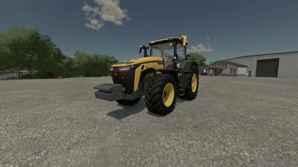 John Deere 8R Saatgut Plaussig v1.0 FS22