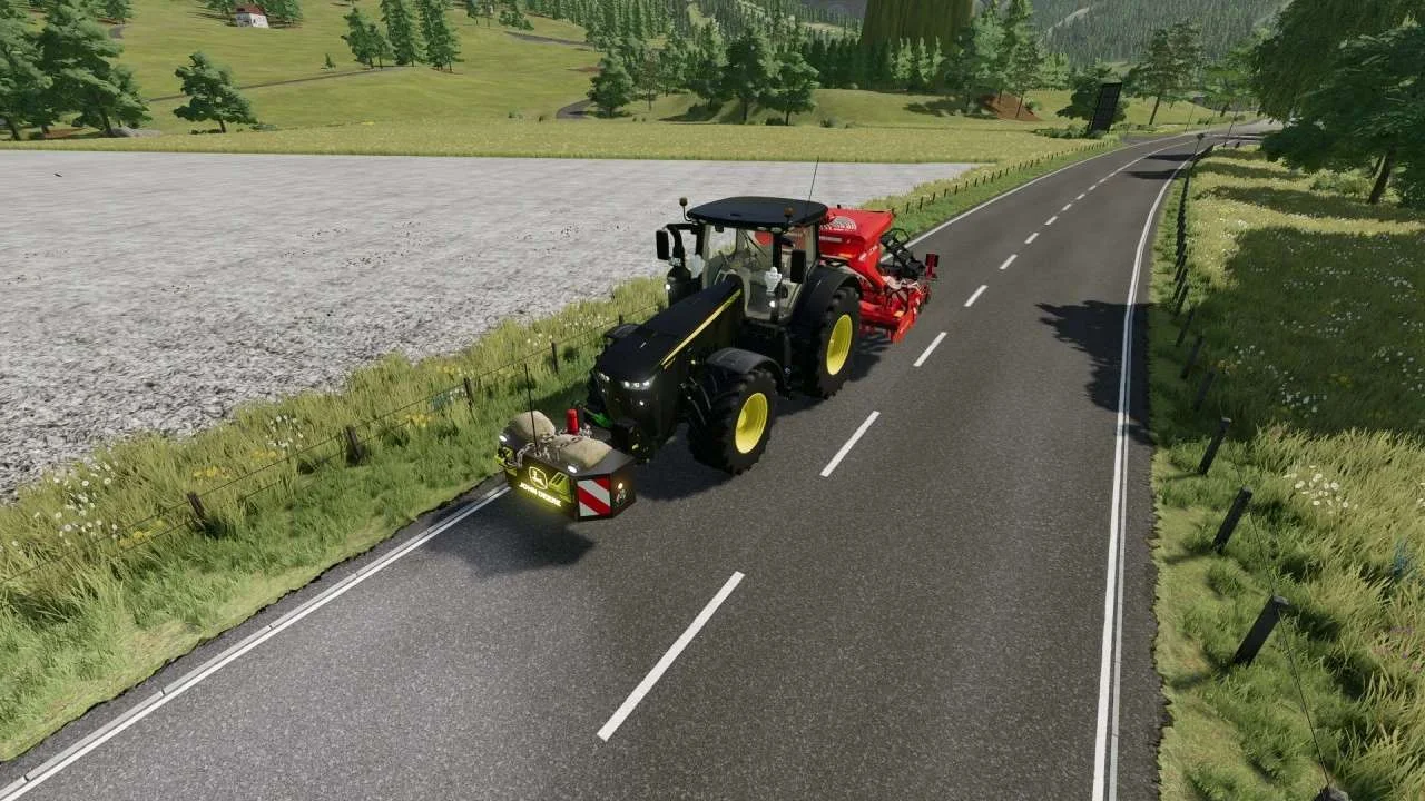 John Deere 8r Series Black Edition v1.0 FS22 FS22 Mod Free Download
