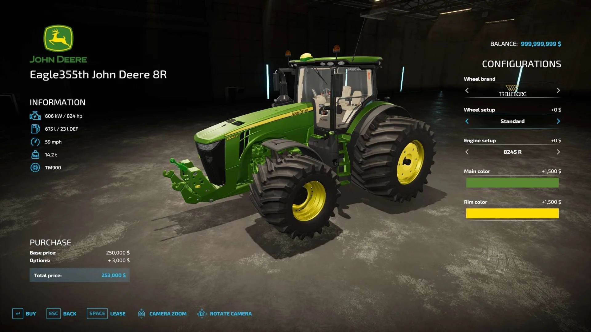 John Deere 8R Tractor v1.0 FS22 FS22 Mod Free Download