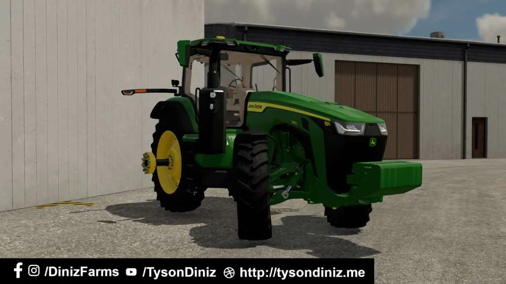 John Deere 8R US Spec v1.0.0.1 FS22 FS22 Mod Free Download