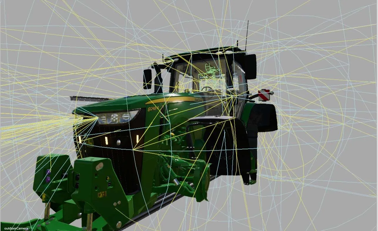 John Deere 8R with Flash v1.0 FS22 FS22 Mod Free Download