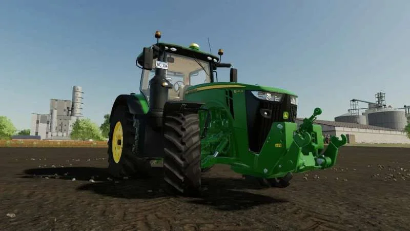 John Deere 8R with SEATCAM v1.0 FS22 FS22 Mod Free Download