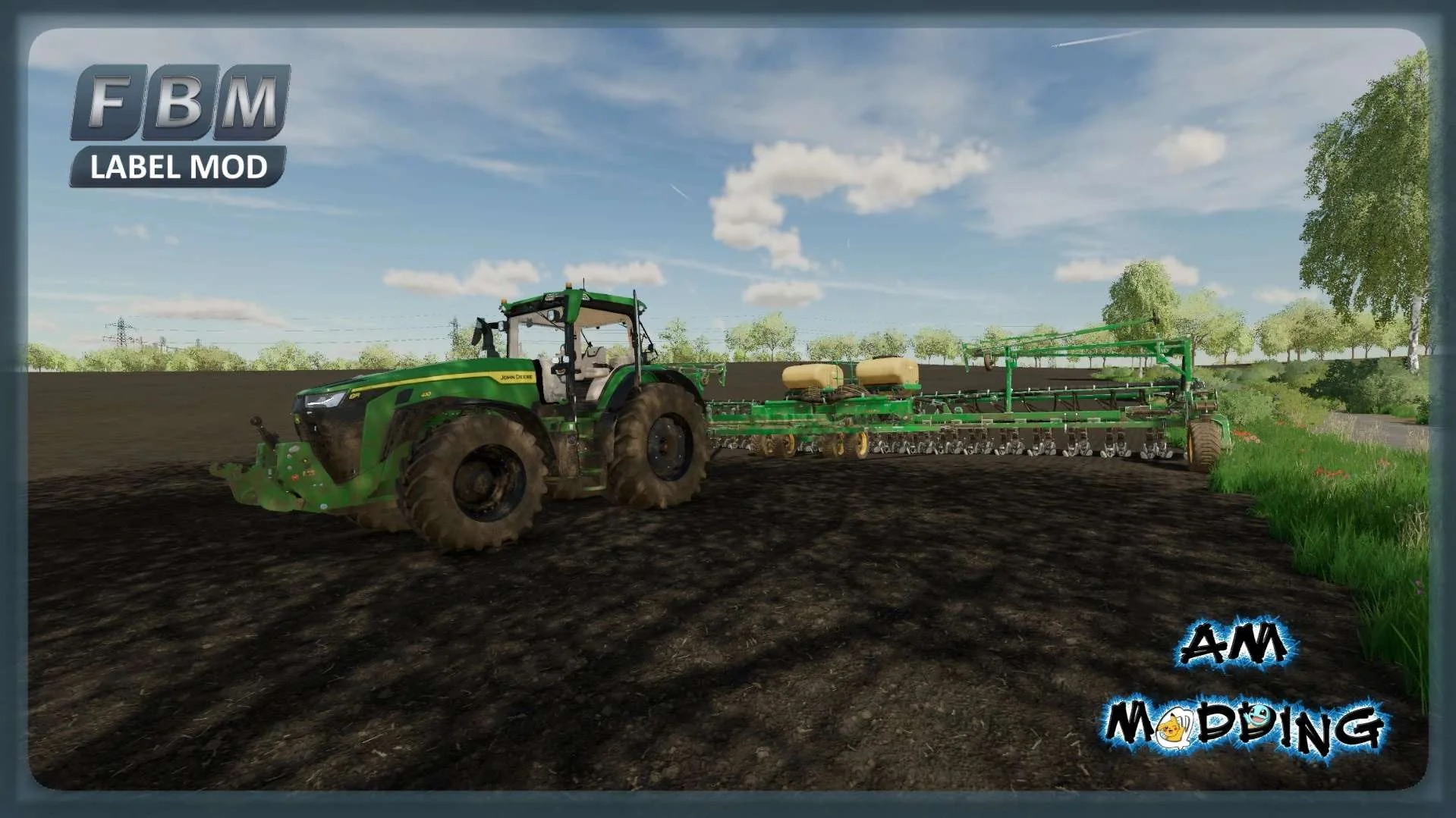 John Deere 8R with SimpleIC v1.0.1 FS22 FS22 Mod Free Download