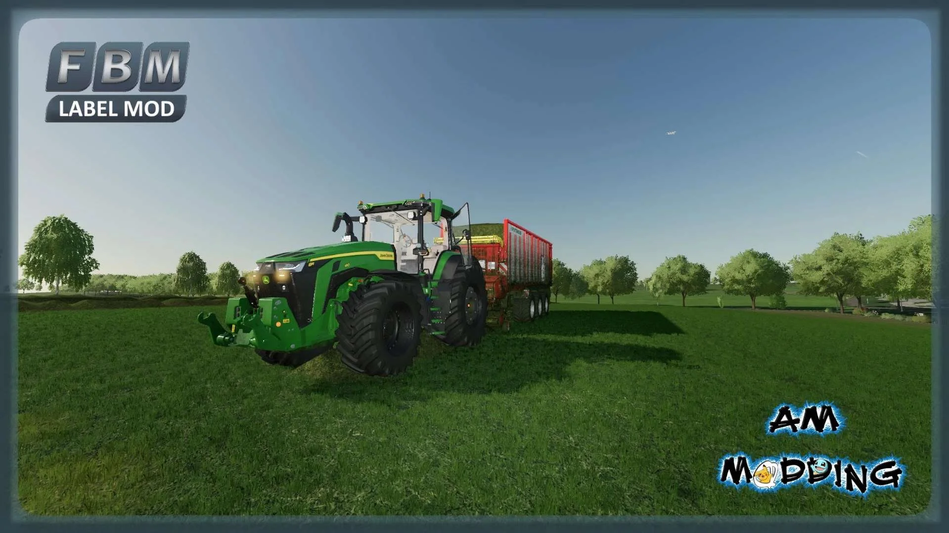 John Deere 8R with SimpleIC v1.0 FS22 FS22 Mod Free Download