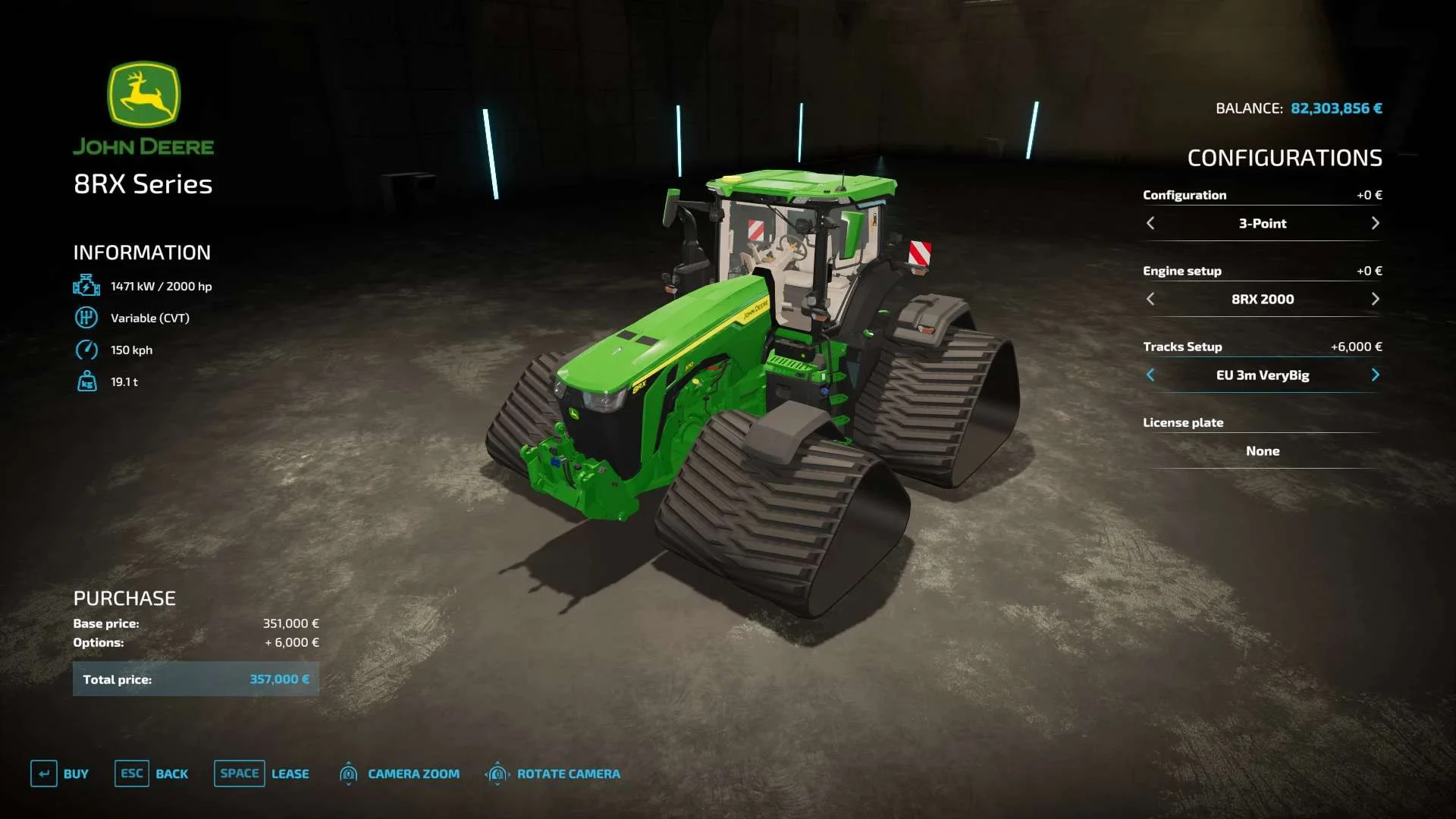 John Deere 8RX TURBO + BIG CRAWLERS V1.0 FS22 FS22 Mod Free Download