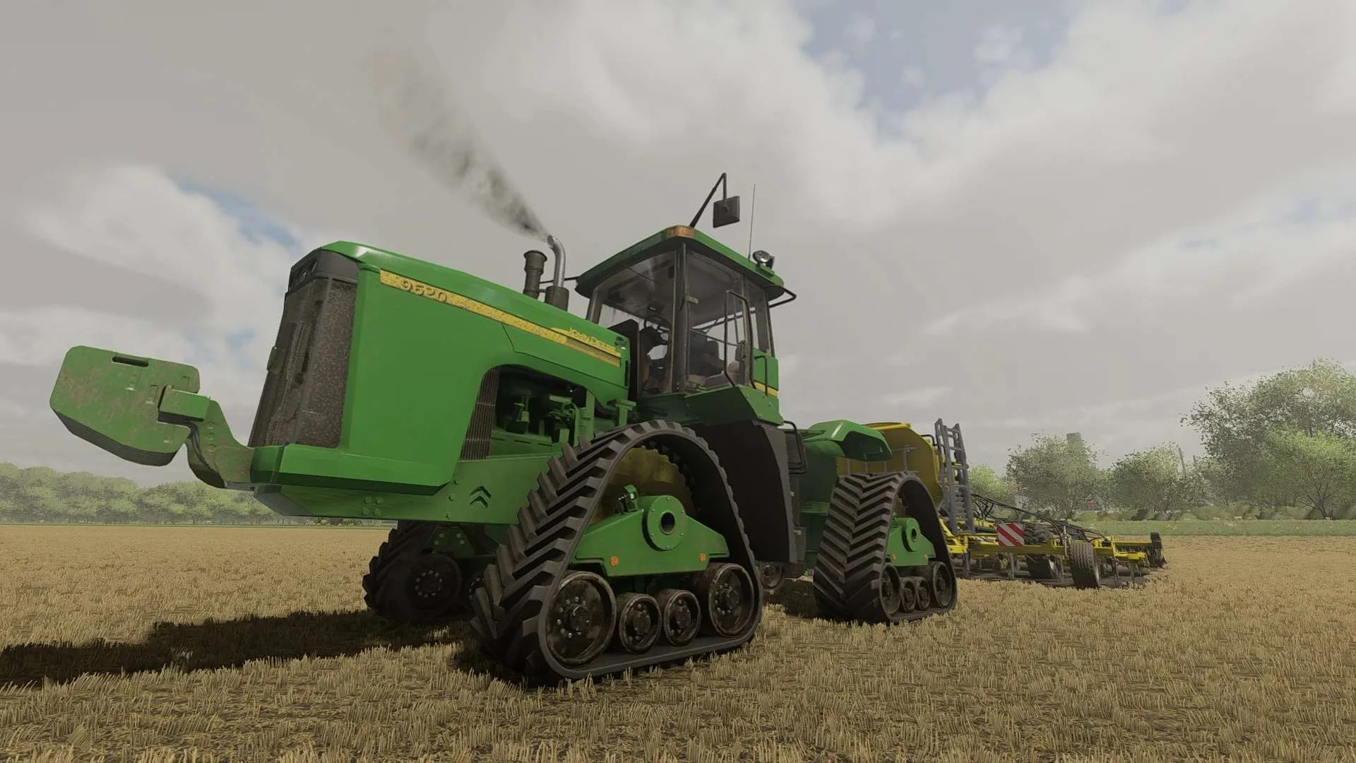 John Deere 9020 with Camso Tracks v3.0 FS22