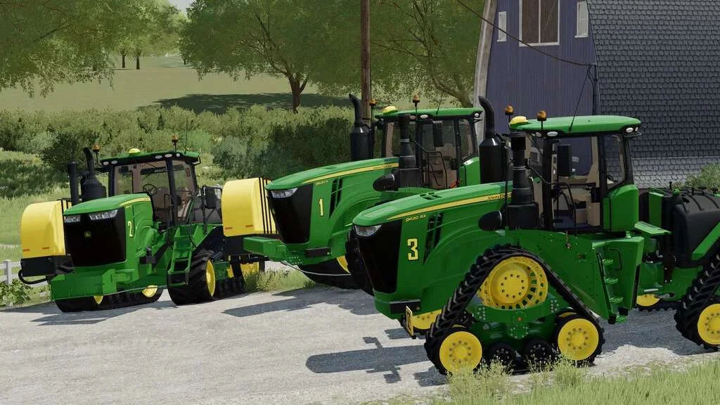 John Deere 9R, 9RT, 9RX 2019 Series v1.0 FS22 FS22 Mod Free Download
