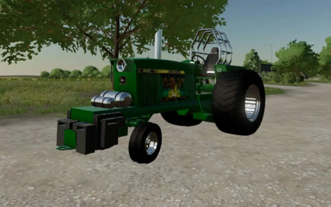 John Deere pulling tractor v1.0 FS22