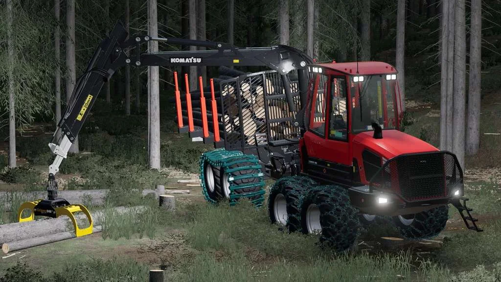 Komatsu Forwarder Pack v1.0.1 FS22 FS22 Mod Free Download