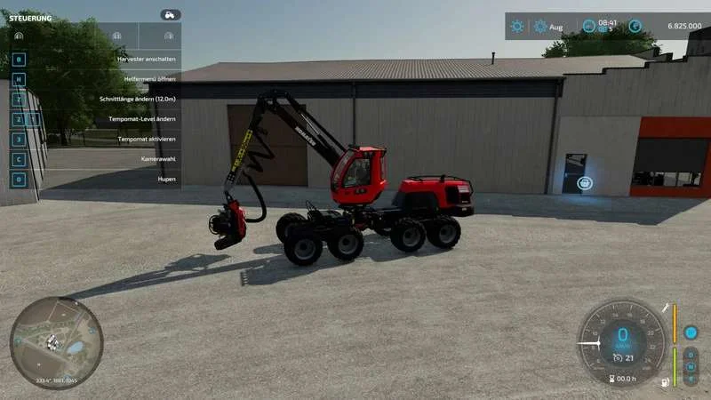 Komatsu XC931 12 meter cutting length v1.0.1 FS22 FS22 Mod Free Download