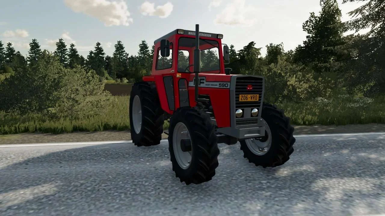 Massey Ferguson 590 v1.0.0.4 FS22 FS22 Mod Free Download