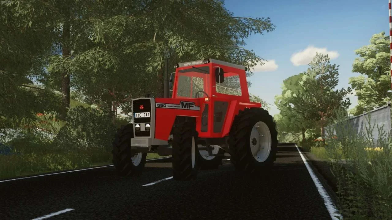 Massey Ferguson 590 v1.0 FS22 FS22 Mod Free Download