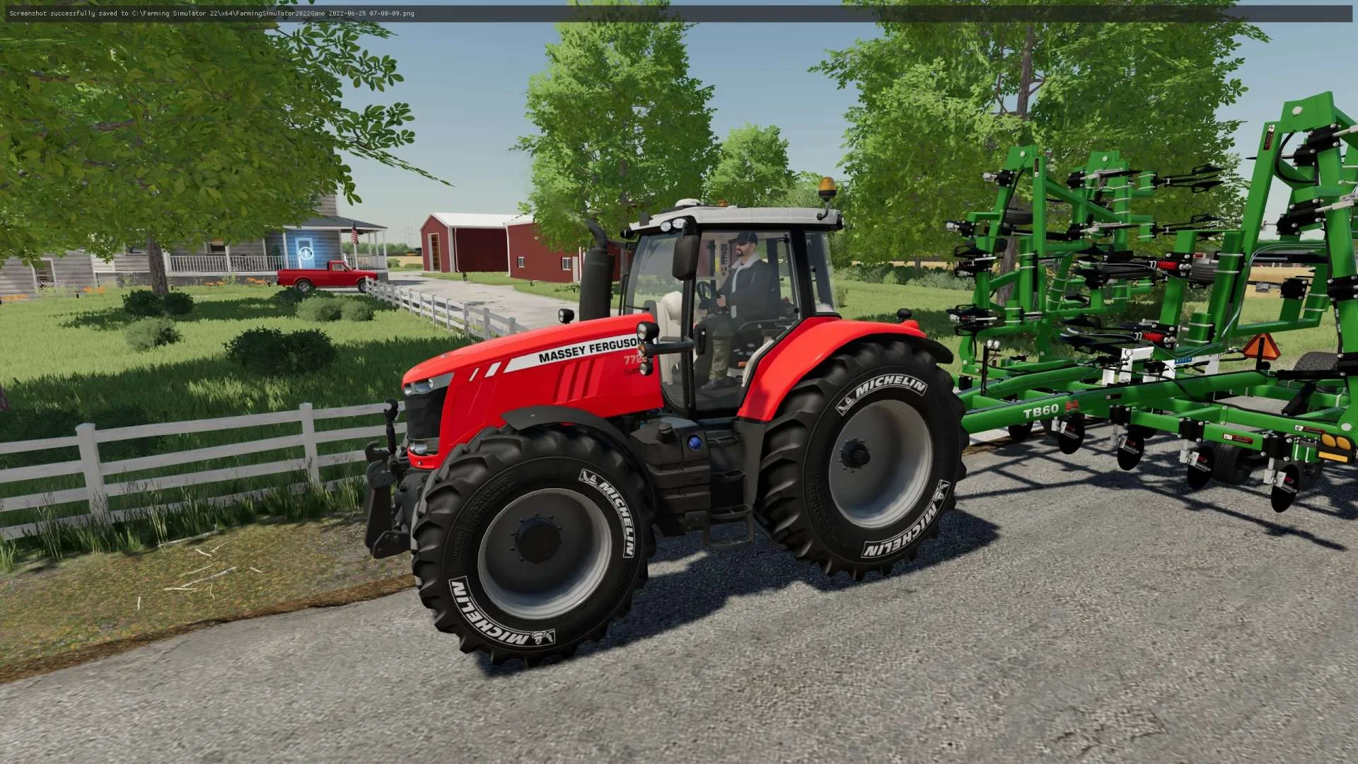 Massey Ferguson 7700 v1.1 FS22 FS22 Mod Free Download