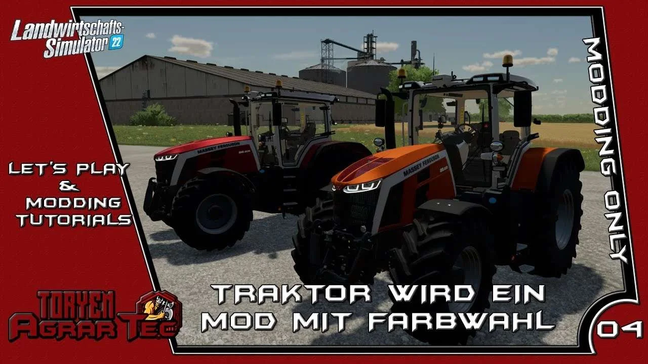 Massey Ferguson 8S – Tutorial Fahrzeug v1.0 FS22 FS22 Mod Free Download