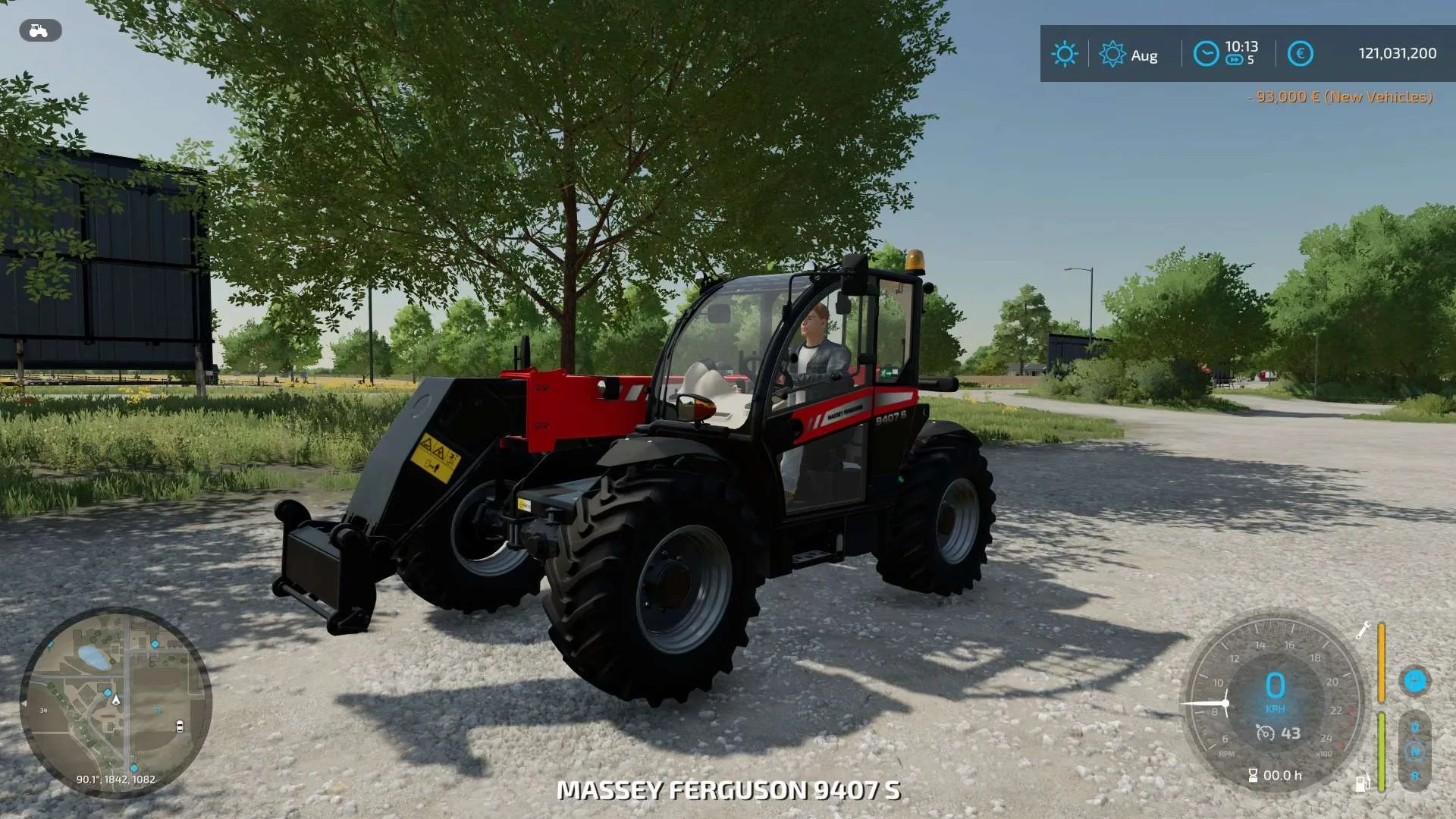 Massey Ferguson 9407 S v1.0 FS22 FS22 Mod Free Download