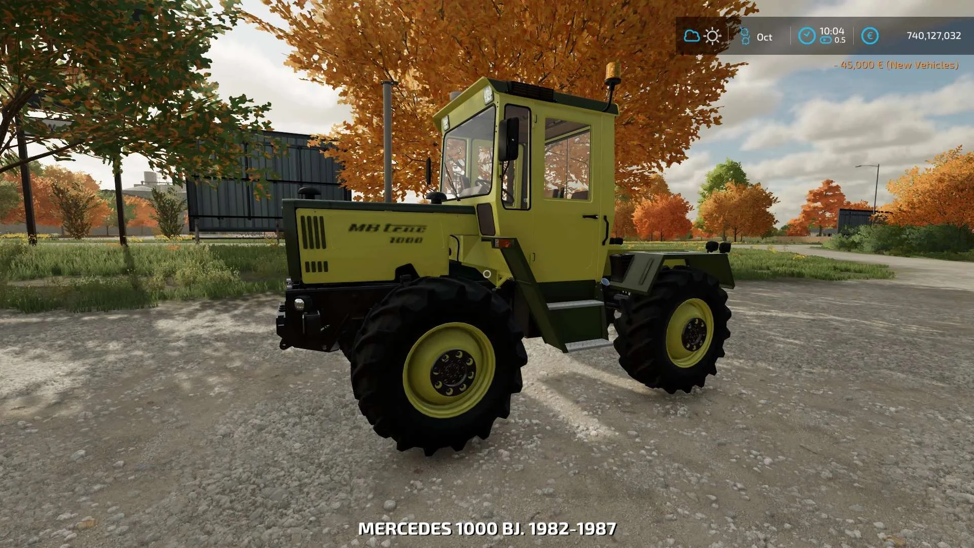 MB trac 1000-1100 v1.1 FS22 FS22 Mod Free Download