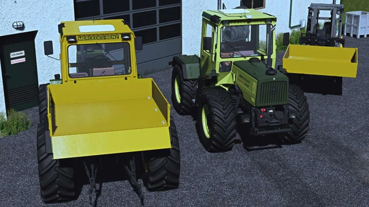MB Trac 1000-1100 With loading area v1.4 FS22 FS22 Mod Free Download