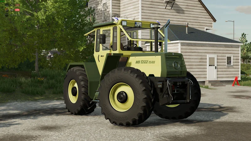 Mercedes Benz Trac 1300-1800 v1.2 FS22 Mod Free Download