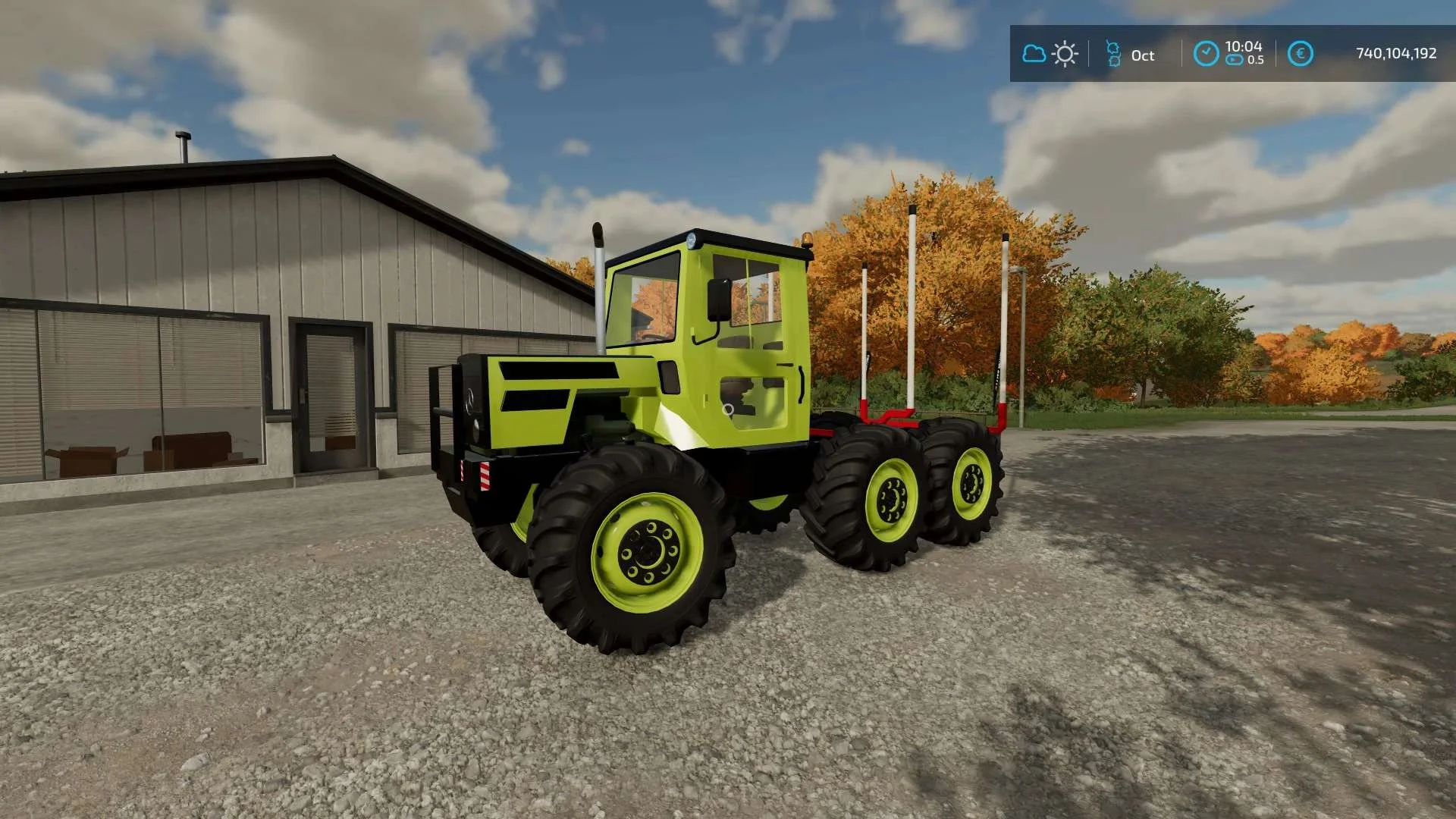 Mercedes Forsttrac v1.0 FS22 FS22 Mod Free Download