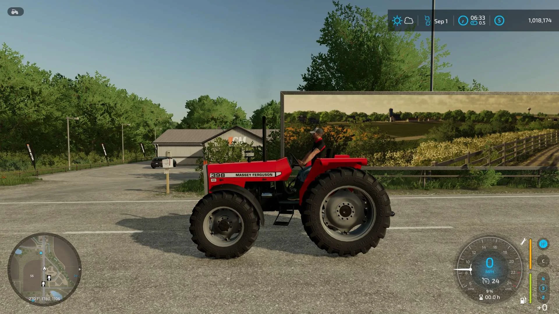 MF 398 v1.0 FS22 FS22 Mod Free Download