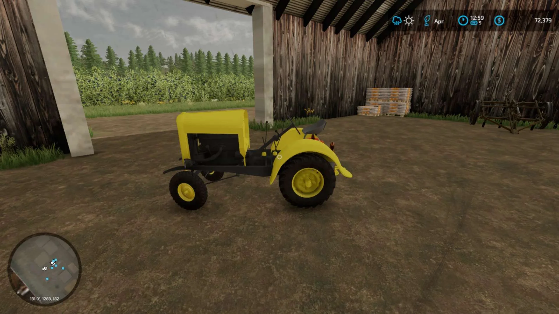 New Deal tractor (Doodlebug) aka Johnson Tractor model B v1.0 FS22 FS22 Mod Free Download