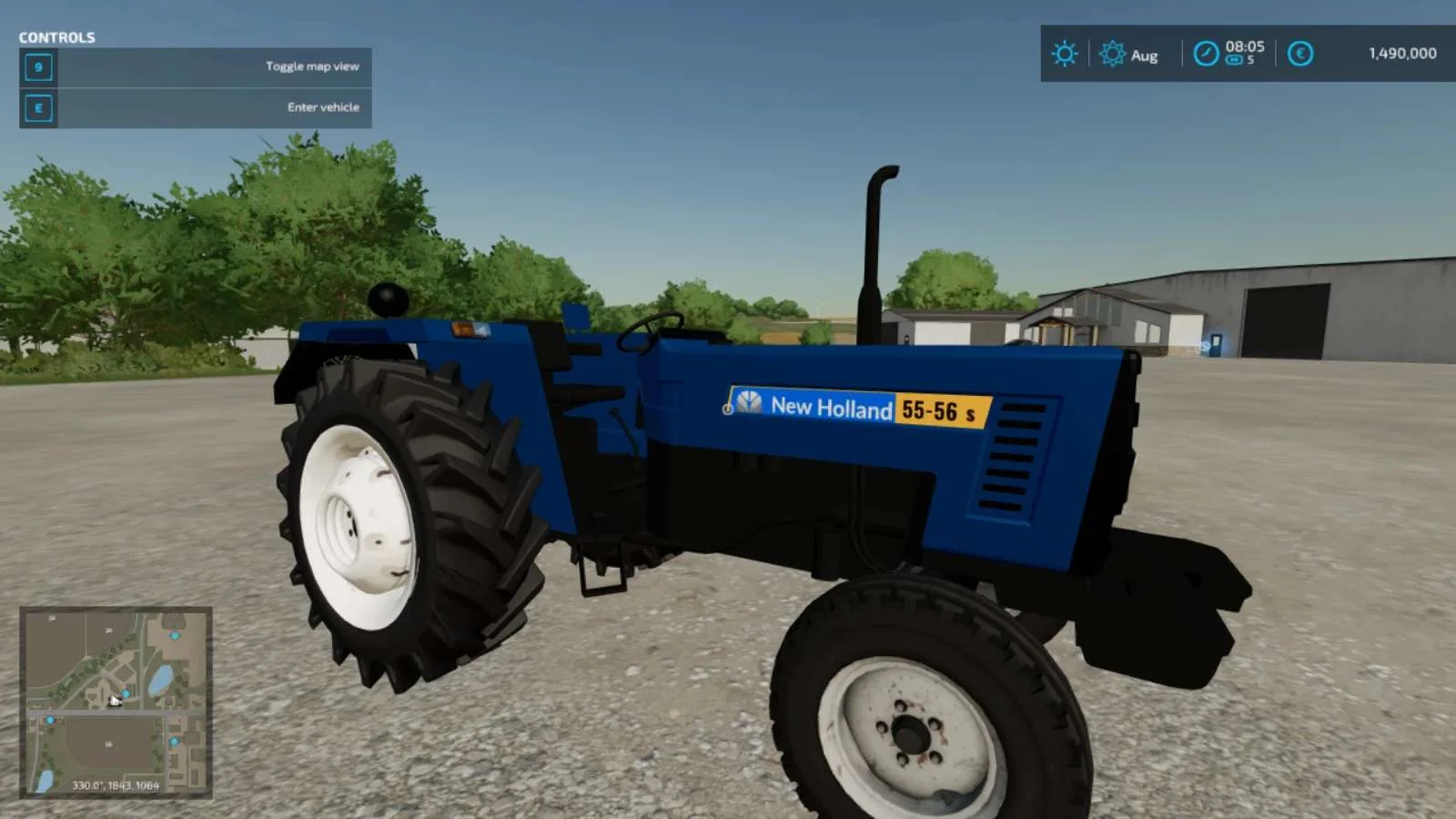 New Holland 5556s v1.0 FS22 FS22 Mod Free Download