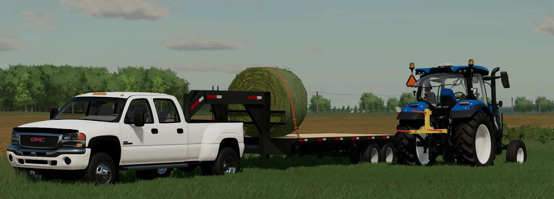 New Holland T6 – 2WD v1.0 FS22 FS22 Mod Free Download