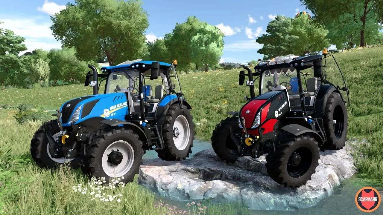 New Holland T6 2018 (Simple IC) v1.0 FS22 FS22 Mod Free Download