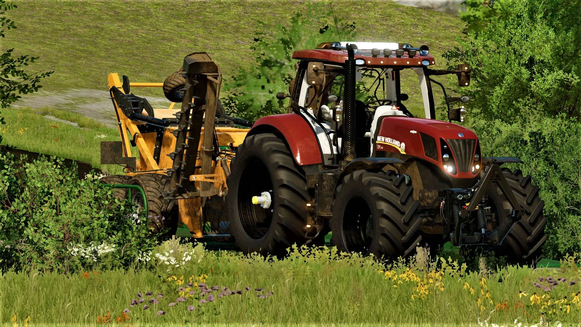 New Holland T7 AC Series Edited v1.0 FS22 FS22 Mod Free Download