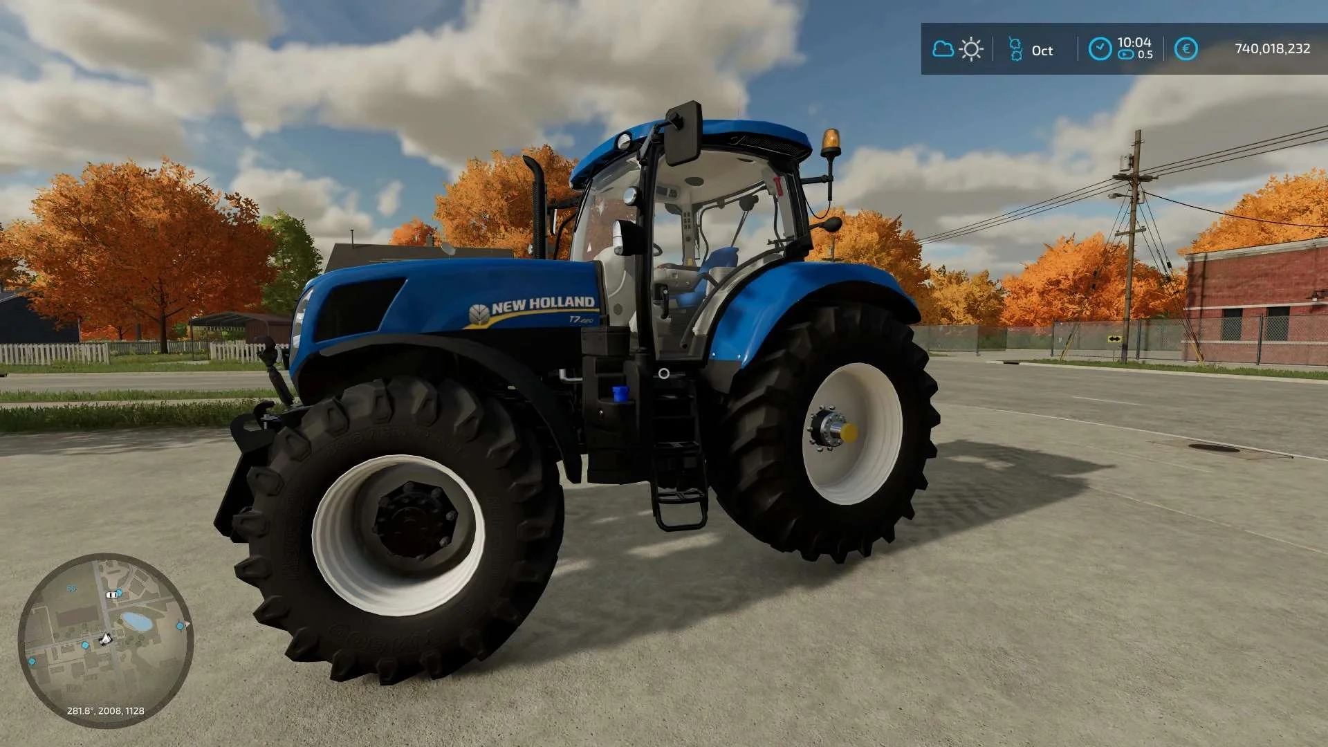 New Holland T7 AC Series v1.0 FS22 FS22 Mod Free Download